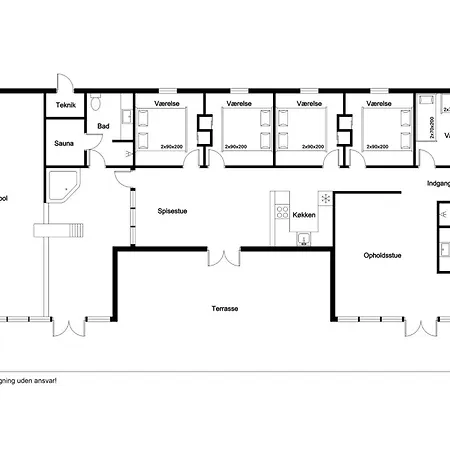 Family-friendly With Pool, Located Close To The North Sea In Vrist Dom wakacyjny Harboør